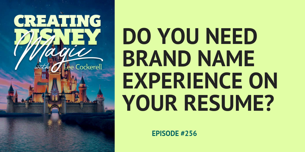 Brand name career experience